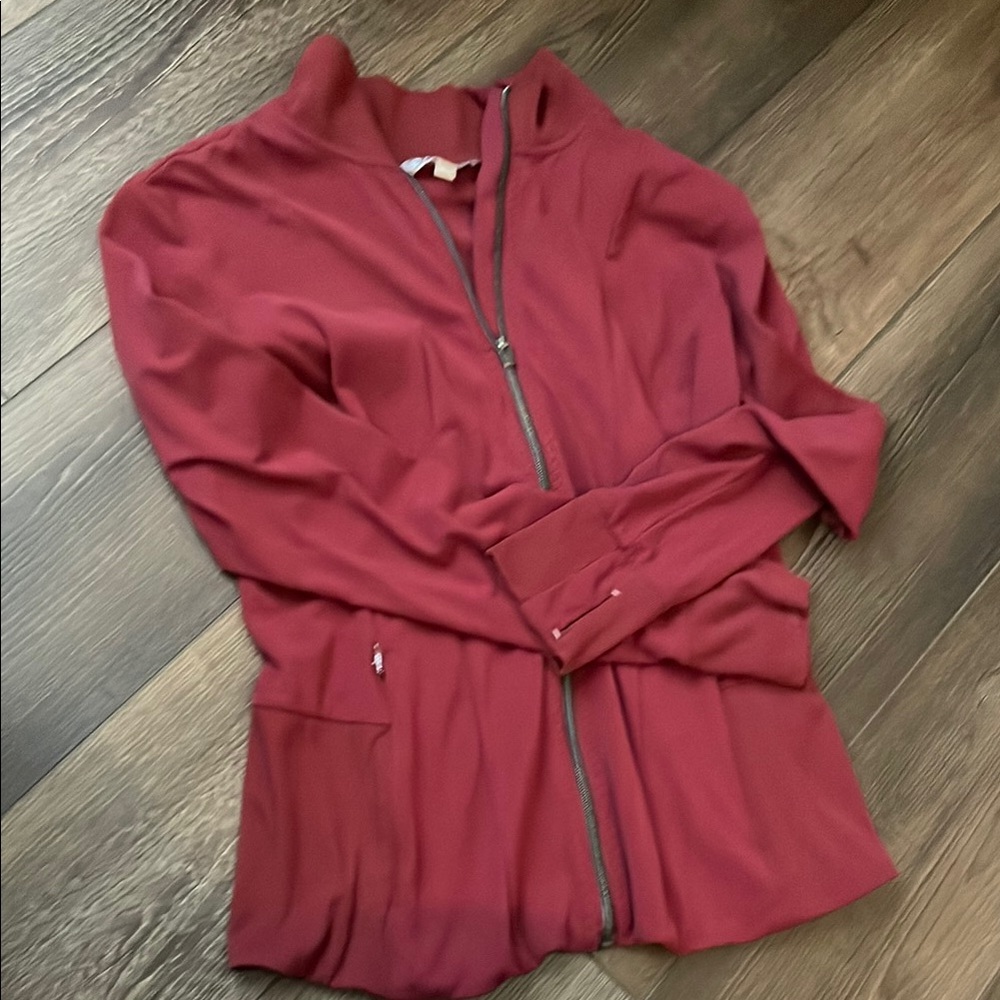Athleta Powervita zip up lightweight jacket.